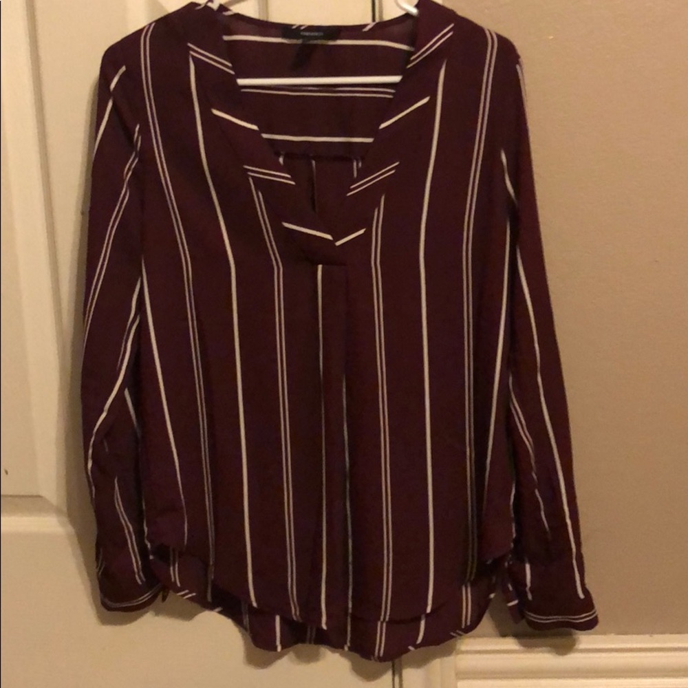Maroon Forever 21 shirt